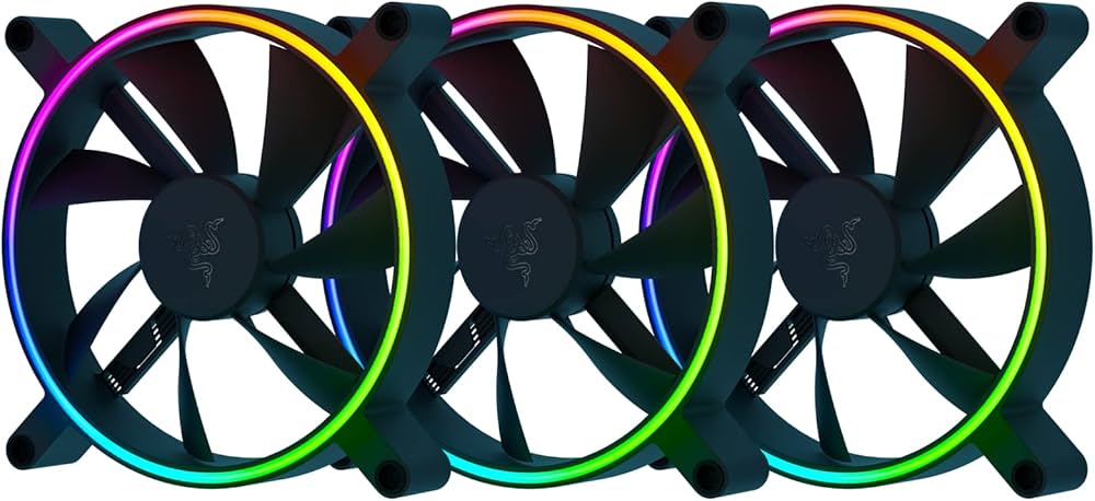 Razer kunai Chroma 120mm x3セット Amazon.com: Razer Kunai Hydraulic 140MM aRGB PC Fan: Quiet
